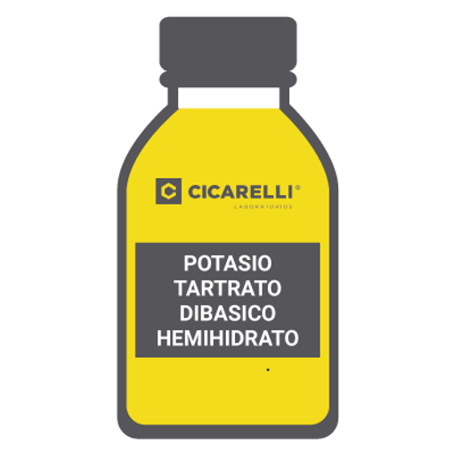 Potasio Tartrato Dibasico Hemihidrato Pro-Análisis x 250Gr. CAS 6100-19-2