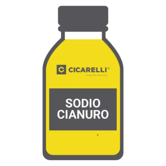 Sodio Cianuro Grado Analítico x 1Kg. CAS 143-33-9