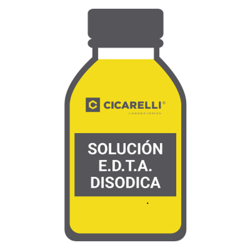 Solución E.D.T.A. Disodica 0,1 M Pro-Análisis x 1000ml CAS 139-33-3