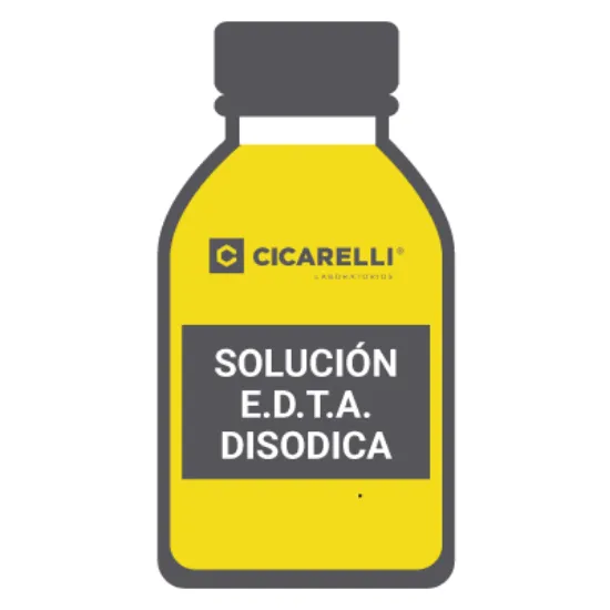 Solución E.D.T.A. Disodica 0,1 M Pro-Análisis x 1000ml CAS 139-33-3