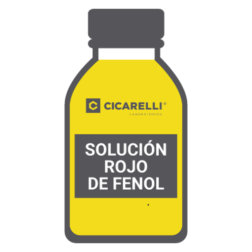 Solución Rojo De Fenol 0,1% P/V Alcohólica Ph 6.8-8.2 (P/Volumetría) Pro-Análisis x 1000ml CAS 143-74-8