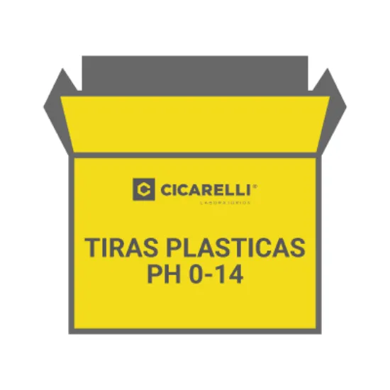 Tiras Plasticas Ph 0-14 (Graduacion 1,0) x 100U.