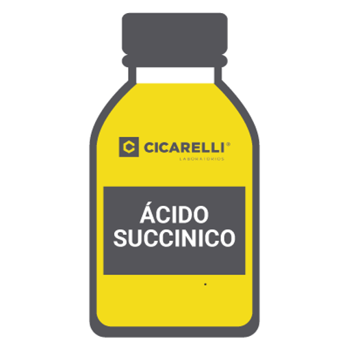 Acido Succinico Pro-Análisis (ACS) x 250Gr. CAS 110-15-6