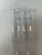 Tubos de ensayo cónicos graduados x 10u.