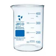 Vaso de precipitado de vidrio borosilicato forma baja graduado