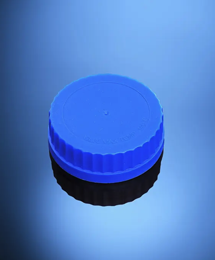 Tapas a rosca autoclavables de polipropileno