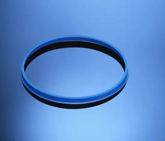 Anillo de vertido azul