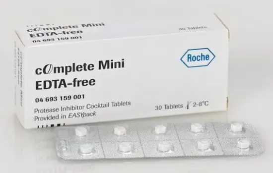 Cocktail inhibidor de proteasas Complete, Mini, libre de EDTA x 30u.