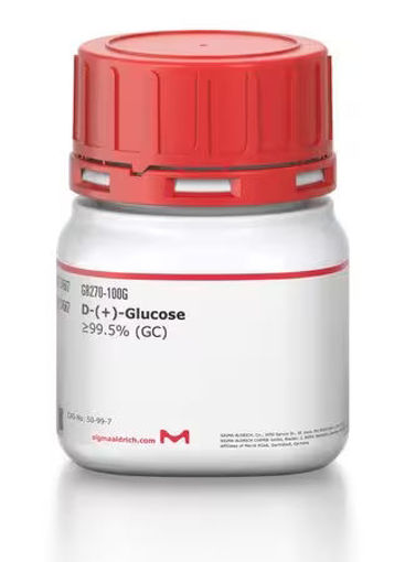 D-(+)-Glucosa - Dextrosa ≥99.5% (GC) fuente de energía x 100g.