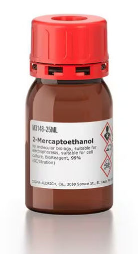 2-Mercaptoetanol BioReagent, 99% (GC/titulación) x 25ml.