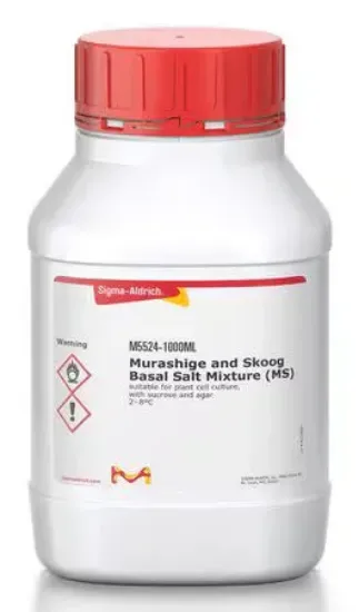 Mezcla de sales basales Murashige and Skoog rinde 50l.