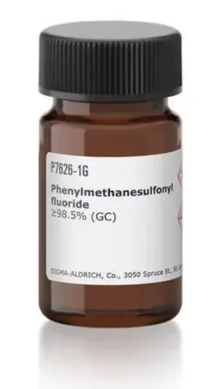 PMSF Fluoruro de fenilmetansulfonilo Polvo x 5g.