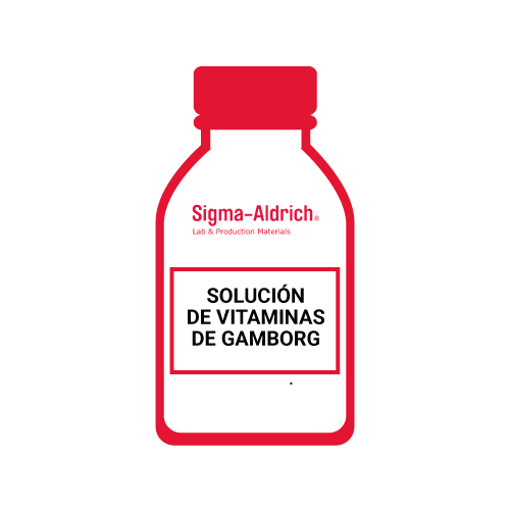 Solución de vitaminas de Gamborg 1000 X líquido
