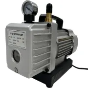Bomba de vacío, de una etapa, con vacuómetro, tamaño chico