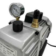 Bomba de vacío, de una etapa, con vacuómetro, tamaño chico