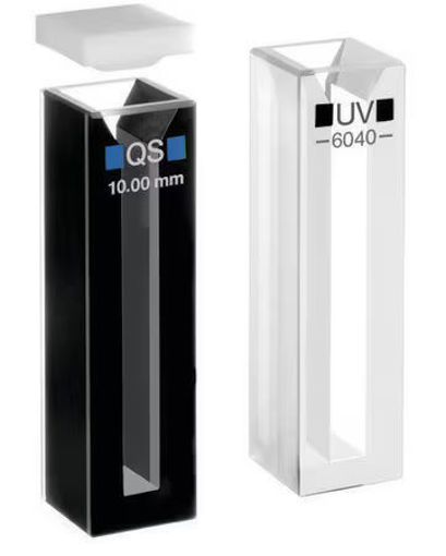 Cubeta semi Micro Vidrio de cuarzo de alto rendimiento 200-2500 nm