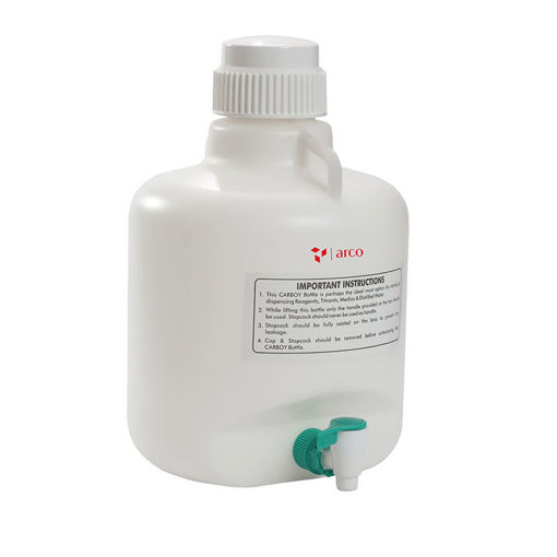 Botellon de PP autoclavable con grifo