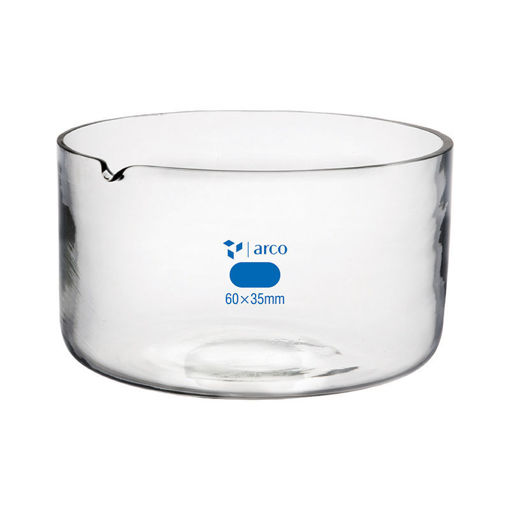 Cristalizador de vidrio con pico