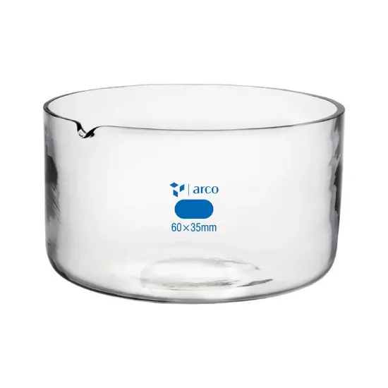 Cristalizador de vidrio con pico