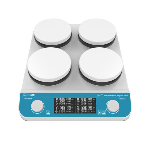 Agitador magnético con calefacción 4 posiciones