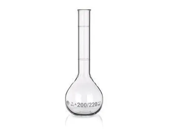 Matraz aforado de cuello ancho x 200 ml