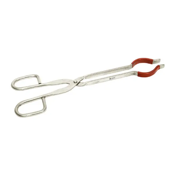 Pinza para vasos cromada Largo 32 cm abertura 18 cm