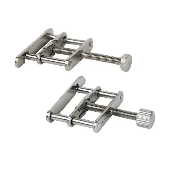 Pinza Hoffman cromada base abierta