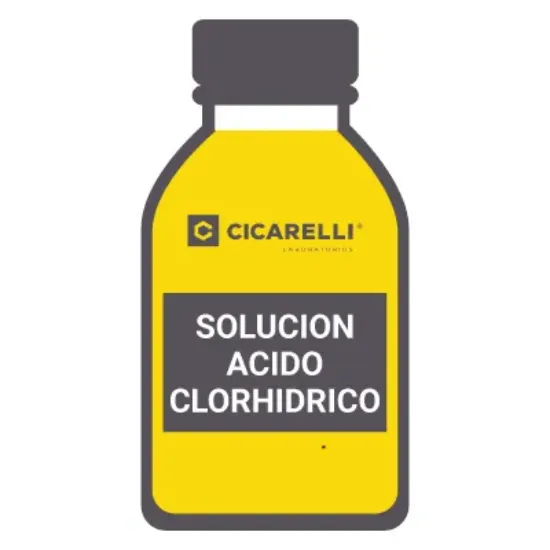Solucion Acido Clorhidrico 1:3. Frasco x 1 l CAS 7647-01-0