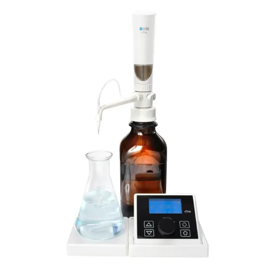 Bureta Digital para Titulación con Agitador Magnético 0,01-99,99 mL